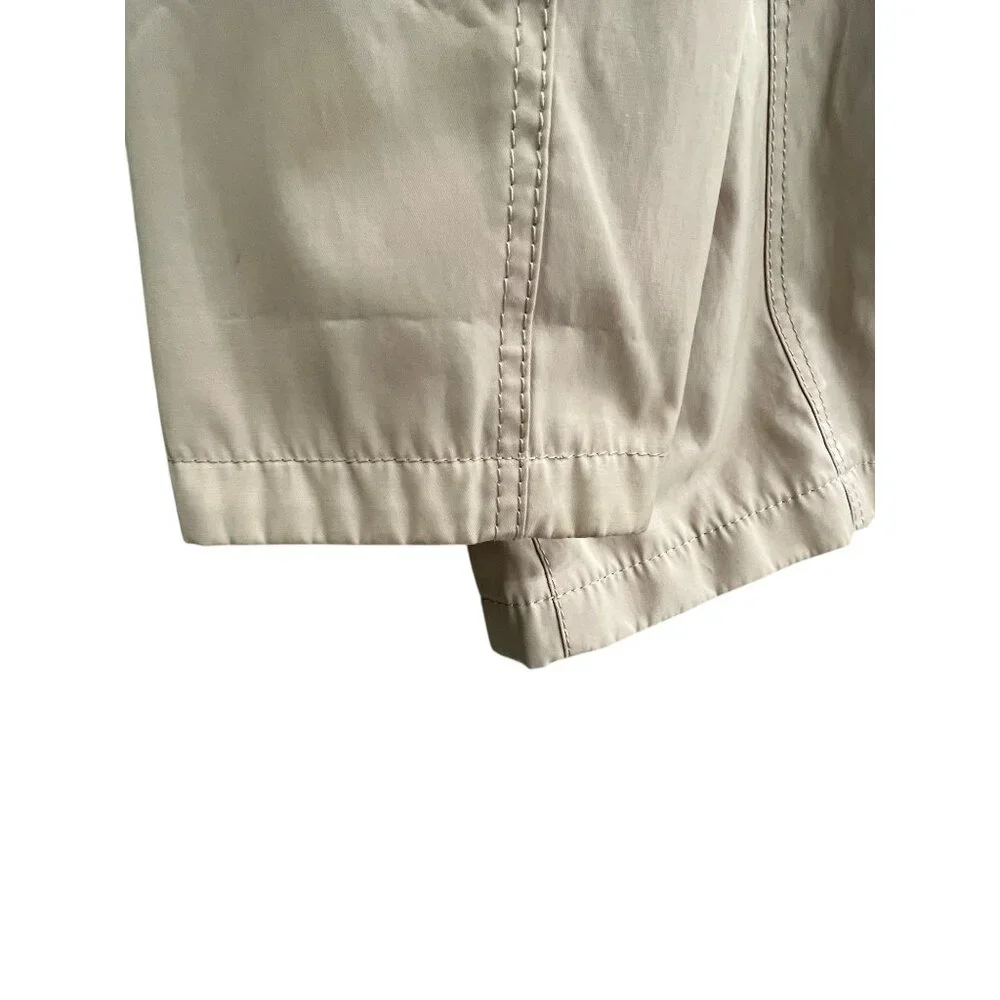 Fleet Street Women Large Jacket/Coat Tan Orange Detachable Hood Zip Snap - Picture 11 of 15